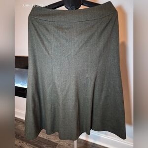 ​Talbots Petites Heathered Grey Wool Blend Pencil Skirt Size 14P